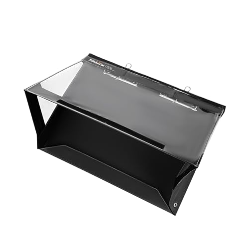 Aihontai Professionelles wasserdichtes Klemmbrett – A3 Querformat PVC-Material für den Innen- und Außenbereich (schwarz) von Aihontai