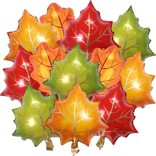 Thanksgiving Luftballons Dekorationen Herbst Ballons Fall Folienballons für Thanksgiving Geburtstag Party Dekor von Aikitub