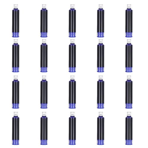 Ailan 20 Stücks Füllfederhalter Nachfüllpatronen, Ersatz Tintenbeutel für DS-1784 Füllfederhalter Schnelltrocknende, Press Type Pen Converter Minen für Studenten (Löschbar Blau) von Ailan