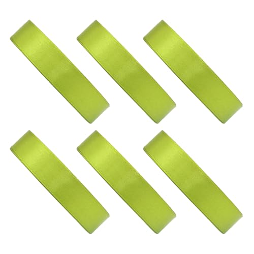 Ailan 6 Stück dicke Geschenkverpackungsschleifen und personalisierbar mit Satin in verschiedenen eleganten 6 Stück Bändern und einem Hauch von Geschenken, Grün von Ailan