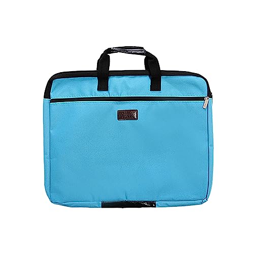 Ailan Dokumenten Papier Aufbewahrungstasche Oxford Stoff Aktentaschen Student Schreibwaren Handtasche Buch Organizer Beutel für Reisen zu Hause im Freien, Schwarz von Ailan