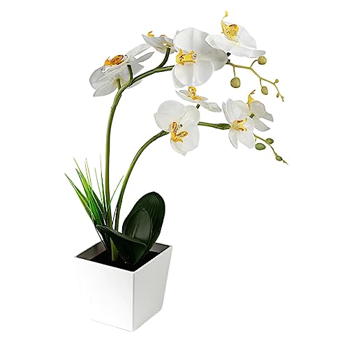 Ailan LED Künstliche Orchidee Simulation Lichterkette Flexible Lichterkette Blumentopf für Hochzeitsfeier Garten Wohnkultur von Ailan