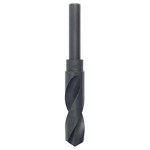 Bohrer 1/2 Zoll Durchmesser reduzierter Schaft HSS-Spiralbohrer-Fräser zum Schneiden von Holz, Metall, Gravieren, 21 mm von Ewbob