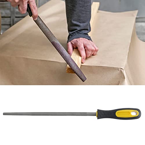 Ailgely 10in Round Mill -Datei Raspe, Handle, Schärfen von Metalllederprojekten, Stahldatei Ergonomisch (#2) von Ailgely