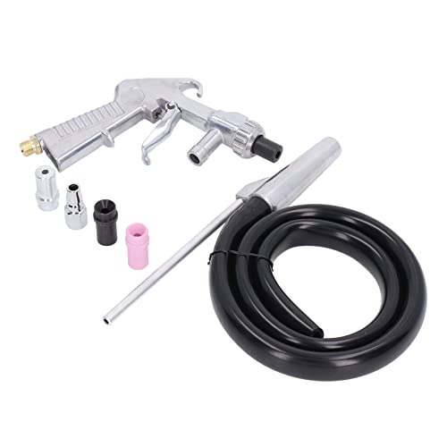 Ailgely Sand Pistole Set, Aluminiumlegierunggriff, 60-120psi Betriebsluftdruck, 4 Stahldüsen, Kompakte Größe, Leichtgewicht von Ailgely