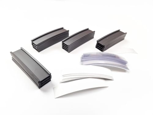 20er Pack Magnetische Etikettenhalter, 10x100mm, C-Profil - Wiederverwendbar & Flexibel 20er Pack Magnetische Etikettenhalter, 10x100mm, C-Profil - Wiederverwendbar & Flexibel von Aiman GZ