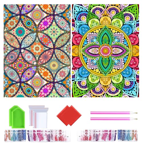 Aimorty 2 Stück 5D Diamond Painting Blumen (Style 1) von Aimorty