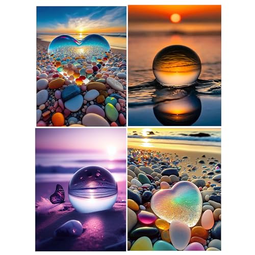 Aimorty 4 Stück Diamond Painting set,Diamond Painting Kinder, 5D Diamant Painting Bilder mit Diamond Painting Zubehör für Das wohnzimmer,Die Schlafzimmer, Die Büros Wände Aimorty 4 Stück Diamond Painting set,Diamond Painting Kinder, 5D Diamant Painting Bilder mit Diamond Painting Zubehör für Das wohnzimmer,Die Schlafzimmer, Die Büros Wände von Aimorty