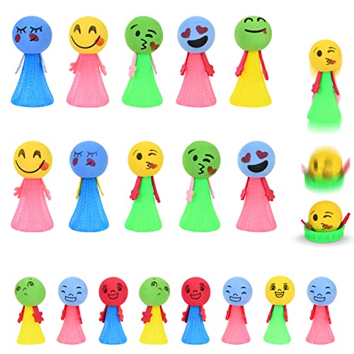Ainiv Kindergeburtstag Mitgebsel Set, 18 Stück Spring Launchers Toys, Glow Ball Spielzeug, Kinder Jumping Spielzeug,Springbälle Hüpfball,Emoticons Puppen für Kinder Geburtstag Kinderparty Garten Party Ainiv Kindergeburtstag Mitgebsel Set, 18 Stück Spring Launchers Toys, Glow Ball Spielzeug, Kinder Jumping Spielzeug,Springbälle Hüpfball,Emoticons Puppen für Kinder Geburtstag Kinderparty Garten Party von Ainiv
