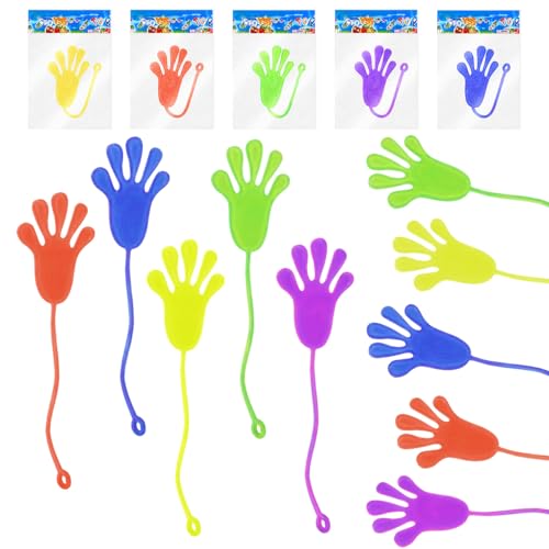 Ainiv Klatschhand Kinder, 20 STÜCK Glibberhand Mitgebsel, Bunte Giveaway, Klatschhand Kinder, Klatschhand Glibber, Mitbringsel Give aways Scherzartikel Spielspaß, geeignet für Den Kindergeburtstag Ainiv Klatschhand Kinder, 20 STÜCK Glibberhand Mitgebsel, Bunte Giveaway, Klatschhand Kinder, Klatschhand Glibber, Mitbringsel Give aways Scherzartikel Spielspaß, geeignet für Den Kindergeburtstag von Ainiv