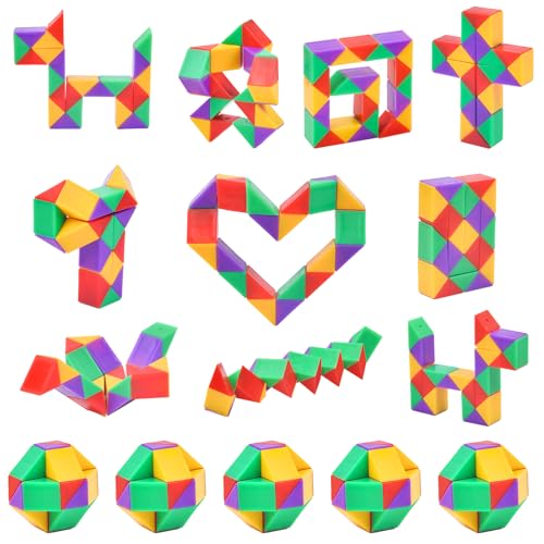 Ainiv Magic Snake, Mitgebsel Kindergeburtstag, 15 Stück Magische Schlange, 24 Blöcke Magic Snake, Adventskalender FüLlung Kinder, Kleine Geschenke für Kinder & Kindergeburtstag Gastgeschenke Ainiv Magic Snake, Mitgebsel Kindergeburtstag, 15 Stück Magische Schlange, 24 Blöcke Magic Snake, Adventskalender FüLlung Kinder, Kleine Geschenke für Kinder & Kindergeburtstag Gastgeschenke von Ainiv