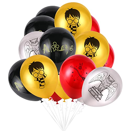 Ainiv Party Ballons, 15 Stück Luftballons Bunt, Latex Ballons Dekoration für Geburtstag & Kindergeburtstag Party Deko, Hochzeitsdeko, Baby Dusche Party, Luftballon Girlande (Cartoon-Bösewicht) von Ainiv