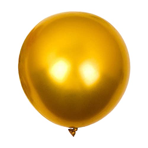 Ainmto 15 Stück 18 Zoll Luftballons Metallic Golden Großer Helium Ballons für Geburtstag, Hochzeiten von Ainmto