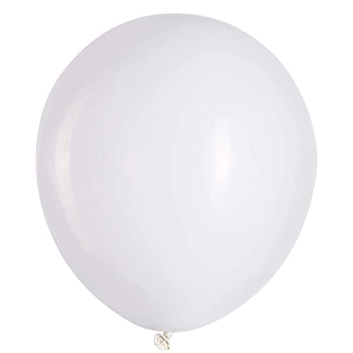 Ainmto 15 Stück 18 Zoll Luftballons Weiß Großer Helium Ballons für Geburtstag, Hochzeiten von Ainmto
