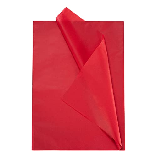 Ainmto 50 Blatt Rot Decoupage Seidenpapier, Geschenkpapier Seidenpapier - 50x70 cm von Ainmto