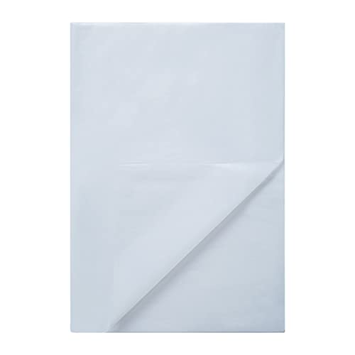 Ainmto 50 Blatt Weiß Decoupage Seidenpapier, Geschenkpapier Seidenpapier - 50x70 cm von Ainmto