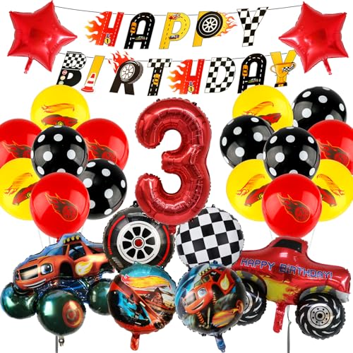 Auto Geburtstagsdeko 3 Jahre Wheels Luftballons JungenParty Geburtstag Supplies Deko Auto Geburtstagsdeko 3 Jahre Wheels Luftballons JungenParty Geburtstag Supplies Deko von Ainvliya