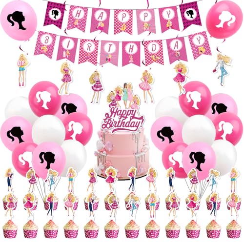 L Luftballons Geburtstagsdeko, Pink Ballons Geburtstag Deko Mädchen Kindergeburtstag Deko Tortendeko Geburtstag Happy Birthday Banner Party Geburtstags für Kinder Party Supplies Favor L Luftballons Geburtstagsdeko, Pink Ballons Geburtstag Deko Mädchen Kindergeburtstag Deko Tortendeko Geburtstag Happy Birthday Banner Party Geburtstags für Kinder Party Supplies Favor von Ainvliya