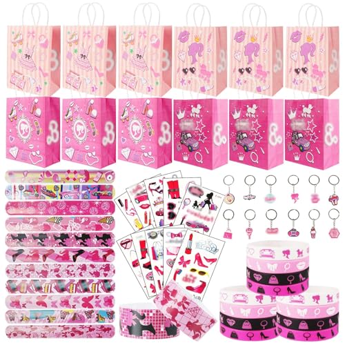 Mitgebsel Kindergeburtstag, Bar- Bie Geburtstag Deko Party Mitgebsel Kindergeburtstag Mit Schlüsselschnalle Tattoo Aufkleber Geschenktüten Schnapparmband Kinder Gastgeschenk Mädchen Jungen Mitgebsel Kindergeburtstag, Bar- Bie Geburtstag Deko Party Mitgebsel Kindergeburtstag Mit Schlüsselschnalle Tattoo Aufkleber Geschenktüten Schnapparmband Kinder Gastgeschenk Mädchen Jungen von Ainvliya