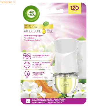 Air-Wick Duftölflakon Starter 3290095 Sommervergnügen 19ml von Air-Wick