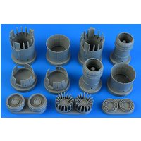 SR-71A Blackbird - Exhaust nozzles - opened [Revell] von Aires Hobby Models