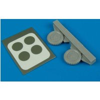 Messerschmitt Bf 109 G-6 - Wheel & paint masks Messerschmitt Bf 109 G-6 - Wheel & paint masks von Aires