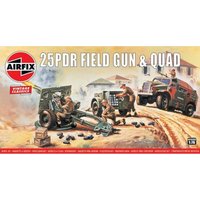 25pdr Field Gun & Quad - Vintage Classics von Airfix