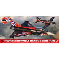 Twin Pack - Eurofighter Typhoon FGR.4 (Blackjack) + Shorts Tucano T.1 von Airfix