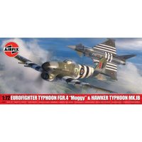 Twin Pack - Eurofighter Typhoon FGR.4 (FMOG) + Hawker Typhoon Mk.Ib von Airfix