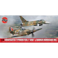 Twin Pack - Eurofighter Typhoon FGR.4 (GINA) + Hawker Hurricane Mk.I von Airfix