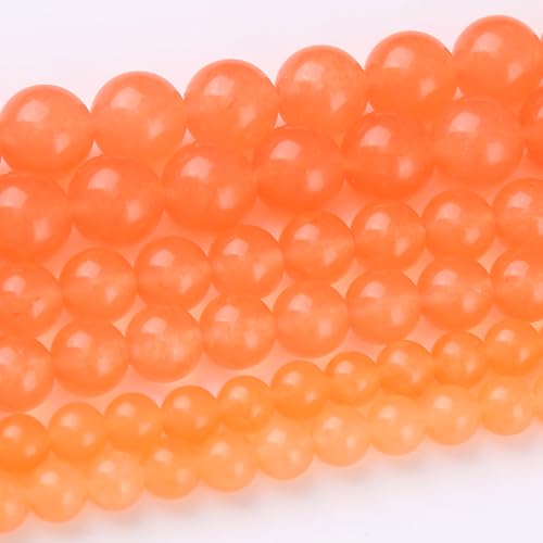 4 mm große, runde lose Perlen aus Orangensaft, Jade, natürliche Edelsteinperlen, Kristall-Energiesteinperlen für Schmuckherstellung, DIY, Armband, Halskette 4 mm große, runde lose Perlen aus Orangensaft, Jade, natürliche Edelsteinperlen, Kristall-Energiesteinperlen für Schmuckherstellung, DIY, Armband, Halskette von Airheartwx