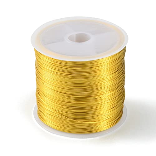 Airssory 0,4 mm goldener Kupfer-Metalldraht, langlebiger beschichteter Perlendraht zum Einwickeln von Bindebändern, DIY, Handwerk, Schmuckherstellung – 90 m Airssory 0,4 mm goldener Kupfer-Metalldraht, langlebiger beschichteter Perlendraht zum Einwickeln von Bindebändern, DIY, Handwerk, Schmuckherstellung – 90 m von Airssory