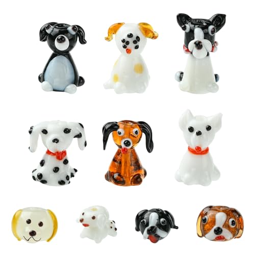 Airssory 10 Stück, 10 Stile, schöne Lampwork-Perlen, Tiere, Glasperlen für DIY-Schmuckherstellung, Armband, Halskette, Ohrringe, Handwerk, Tasche, Schlüsselbund Dekor Airssory 10 Stück, 10 Stile, schöne Lampwork-Perlen, Tiere, Glasperlen für DIY-Schmuckherstellung, Armband, Halskette, Ohrringe, Handwerk, Tasche, Schlüsselbund Dekor von Airssory