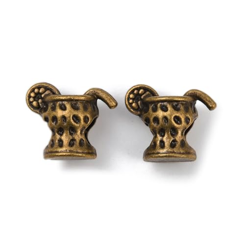 Airssory 10 Stück tibetische, antike Bronze-Metallperlen, Vintage-Cup-Form, Abstandshalter für DIY-Schmuck, Armband, Halskette, Ohrringe, Tasche, Schlüsselanhänger, Handy-Dekoration Airssory 10 Stück tibetische, antike Bronze-Metallperlen, Vintage-Cup-Form, Abstandshalter für DIY-Schmuck, Armband, Halskette, Ohrringe, Tasche, Schlüsselanhänger, Handy-Dekoration von Airssory