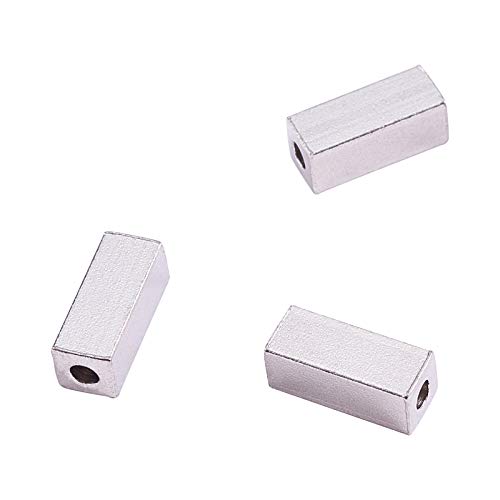 Airssory 100 Stück 10 mm 304 Edelstahl Metallperlen Metall lange Quaderrohr lose Spacer Perlen für Schmuckherstellung und Handwerk – 10 x 4 mm Airssory 100 Stück 10 mm 304 Edelstahl Metallperlen Metall lange Quaderrohr lose Spacer Perlen für Schmuckherstellung und Handwerk – 10 x 4 mm von Airssory