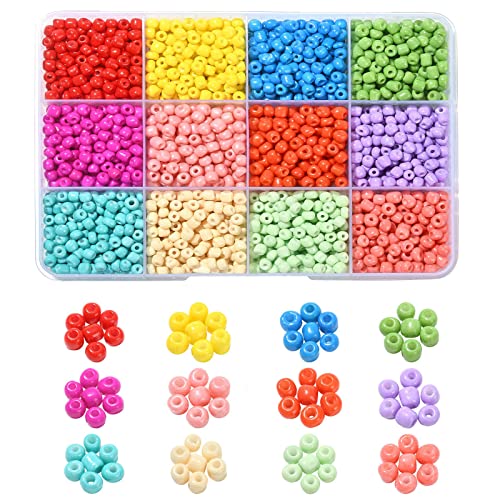 Airssory 12 Farben 6/0 Backen Farbe Glas Runde Perlen 4mm Rocailles für Armband Handgelenk Perlen Schmuck Herstellung Airssory 12 Farben 6/0 Backen Farbe Glas Runde Perlen 4mm Rocailles für Armband Handgelenk Perlen Schmuck Herstellung von Airssory