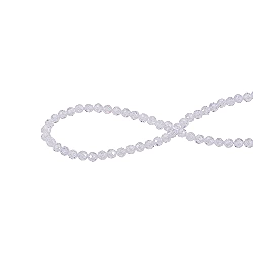Airssory 180 Stück Cubic Zirkonia 4 mm CZ Stein lose Perlen Stränge facettiert rund in Großpackung für Halsketten, Armbänder, Ohrringe, Schmuckherstellung Airssory 180 Stück Cubic Zirkonia 4 mm CZ Stein lose Perlen Stränge facettiert rund in Großpackung für Halsketten, Armbänder, Ohrringe, Schmuckherstellung von Airssory