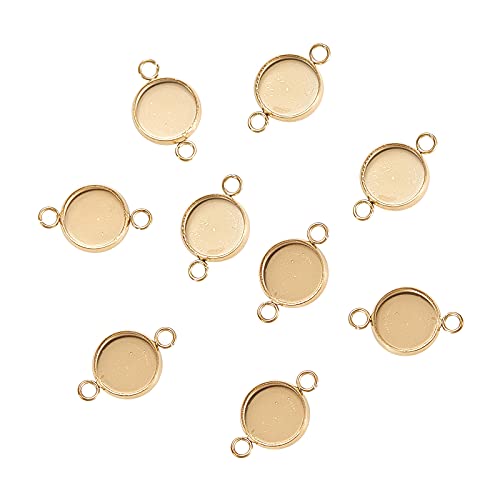 Airssory 20 Stück 8 mm Vakuum-Plating Edelstahl Cabochon Anschluss-Fassungen Plain Edge Lünette Cups flach rund für Handwerk Schmuckherstellung Airssory 20 Stück 8 mm Vakuum-Plating Edelstahl Cabochon Anschluss-Fassungen Plain Edge Lünette Cups flach rund für Handwerk Schmuckherstellung von Airssory