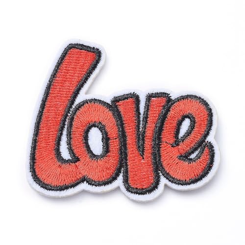 Airssory 20 Stück Love Cloth Iron on Sew on Patches Computerized Embroidery Costume Accessories Sew Applique Repair Patches for Jeans Jackets Backpacks Airssory 20 Stück Love Cloth Iron on Sew on Patches Computerized Embroidery Costume Accessories Sew Applique Repair Patches for Jeans Jackets Backpacks von Airssory
