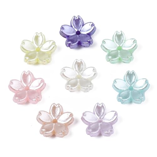 Airssory 200 Stück Kunstperlen Kirschblüten Blume Abstandshalter Perlenkappen Blumen Perlen Endkappen für DIY Schmuck Armband Halskette Ohrring Tasche Schlüsselanhänger Dekor Airssory 200 Stück Kunstperlen Kirschblüten Blume Abstandshalter Perlenkappen Blumen Perlen Endkappen für DIY Schmuck Armband Halskette Ohrring Tasche Schlüsselanhänger Dekor von Airssory