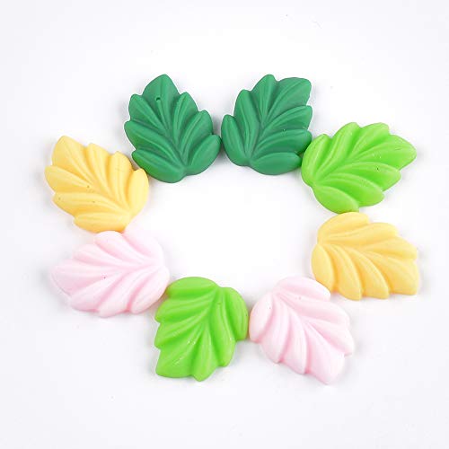 Airssory 200 Stück gemischte Farben Blattharz Cabochons Baumblätter Frühling Pflanze Nohole Perlen für DIY Schmuck Handwerk Scrapbooking Haarspange Handyhülle Schlüsselanhänger Verzierung Airssory 200 Stück gemischte Farben Blattharz Cabochons Baumblätter Frühling Pflanze Nohole Perlen für DIY Schmuck Handwerk Scrapbooking Haarspange Handyhülle Schlüsselanhänger Verzierung von Airssory