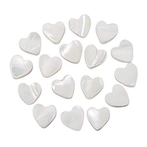 Airssory 30 Stück natürliche Trochidee Muschelherz Perlen für DIY Armband Halskette Schmuckherstellung Zubehör Airssory 30 Stück natürliche Trochidee Muschelherz Perlen für DIY Armband Halskette Schmuckherstellung Zubehör von Airssory