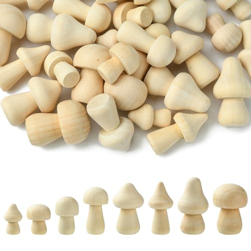 Airssory 40 Stück 8 Stile Unifished Blank Pilz Holz Ungefärbt Gemüse Holz Ausschnitte Scheiben Stück Ornamente für DIY Malerei Handwerk Heimdekoration Airssory 40 Stück 8 Stile Unifished Blank Pilz Holz Ungefärbt Gemüse Holz Ausschnitte Scheiben Stück Ornamente für DIY Malerei Handwerk Heimdekoration von Airssory