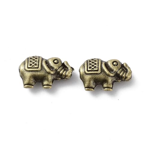 Airssory 50 Stück Antik Bronze Elefant Metallperlen Tibetische Vintage Tiere Abstandshalter Perlen für DIY Schmuck Armband Halskette Ohrring Tasche Schlüsselanhänger Telefon Dekor Airssory 50 Stück Antik Bronze Elefant Metallperlen Tibetische Vintage Tiere Abstandshalter Perlen für DIY Schmuck Armband Halskette Ohrring Tasche Schlüsselanhänger Telefon Dekor von Airssory