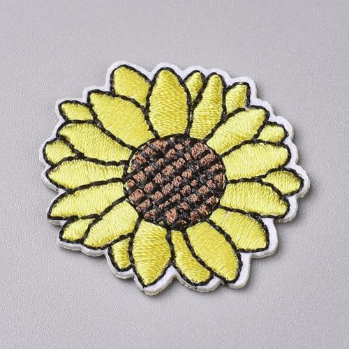 Airssory 50 Stück Sonnenblume Computergesteuerte Stickerei Tuch Gelbe Gänseblümchen Blume Aufbügler Aufnähen Kostüm Zubehör Applikationen Patch für Frauen Jeans Hüte Schuhe Dekor Airssory 50 Stück Sonnenblume Computergesteuerte Stickerei Tuch Gelbe Gänseblümchen Blume Aufbügler Aufnähen Kostüm Zubehör Applikationen Patch für Frauen Jeans Hüte Schuhe Dekor von Airssory