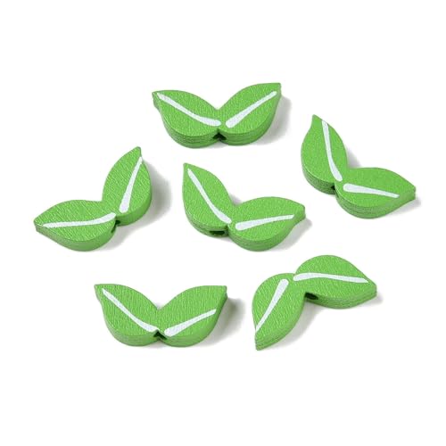 Airssory 50 Stück grüne Blätter, natürliche Holzperlen, Baumblätter, Abstandshalter, Perlen für DIY-Schmuck, Armband, Halskette, Ohrringe, Handwerk, Tasche, Schlüsselanhänger, Handy-Dekoration Airssory 50 Stück grüne Blätter, natürliche Holzperlen, Baumblätter, Abstandshalter, Perlen für DIY-Schmuck, Armband, Halskette, Ohrringe, Handwerk, Tasche, Schlüsselanhänger, Handy-Dekoration von Airssory