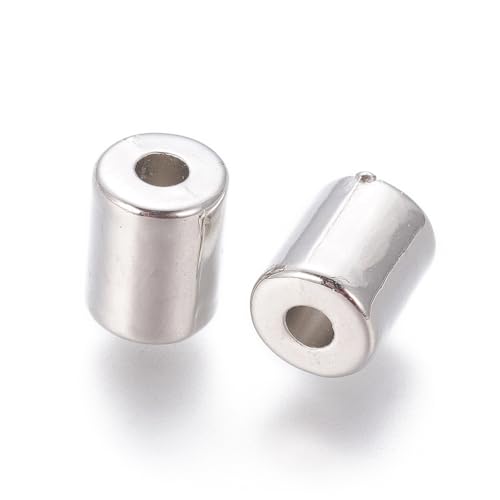 Airssory Abstandshalter aus Kunststoff, 7,5 x 6 mm, CCB-Abstandshalter, lose Perlen, Röhrenperlen für Schmuckherstellung, DIY, Halsketten, Armbänder, Fußkettchen, 50 Stück Airssory Abstandshalter aus Kunststoff, 7,5 x 6 mm, CCB-Abstandshalter, lose Perlen, Röhrenperlen für Schmuckherstellung, DIY, Halsketten, Armbänder, Fußkettchen, 50 Stück von Airssory