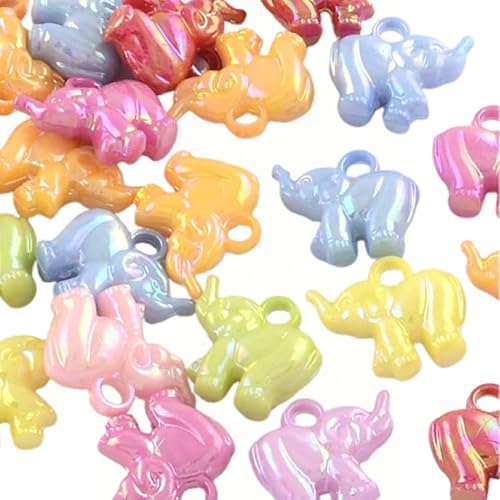 Airssory Gemischte Obst-, Insekten-, Tier-, Acryl-Charms, Lebensschirm, Engel-Herz-Anhänger für DIY-Schmuckherstellung, Acryl von Airssory