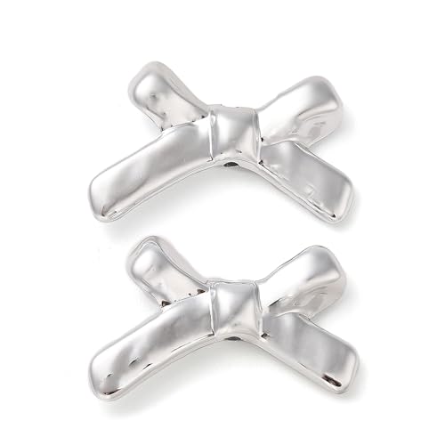 Airssory Schleifenperlen, 20,5 x 32,5 mm, Schleifen-Abstandshalter, lose Fliege, Schmuck, Bastelperlen für Armbänder, Schmuckherstellung, Halsketten, Bastelzubehör, 20 Stück Airssory Schleifenperlen, 20,5 x 32,5 mm, Schleifen-Abstandshalter, lose Fliege, Schmuck, Bastelperlen für Armbänder, Schmuckherstellung, Halsketten, Bastelzubehör, 20 Stück von Airssory