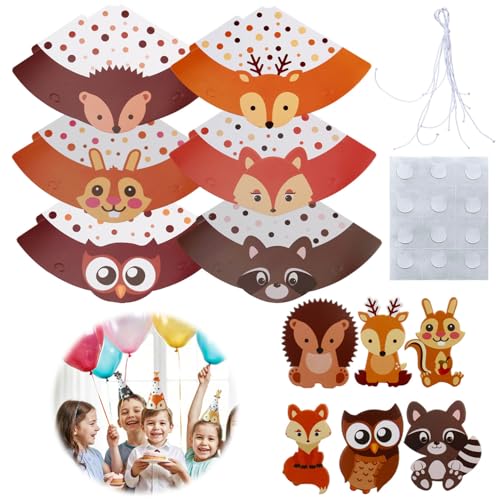 Aisikoo 24 Stück Tier Partyhüte Set – Bunte Partyhüte Kinder aus Papier, partyhüte für Kuscheltiere, Lustige Partyhut Kinder, ideal für Geburtstage, Kostümpartys und Familienfeiern Aisikoo 24 Stück Tier Partyhüte Set – Bunte Partyhüte Kinder aus Papier, partyhüte für Kuscheltiere, Lustige Partyhut Kinder, ideal für Geburtstage, Kostümpartys und Familienfeiern von Aisikoo